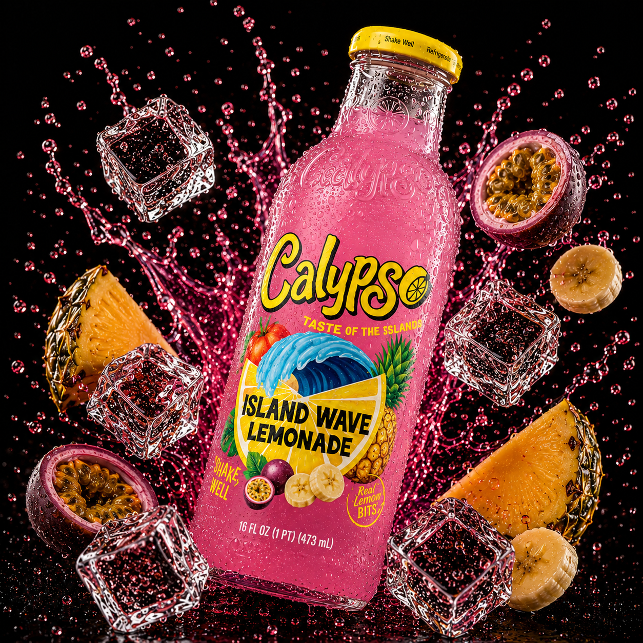 Calypso Island Wave Lemonade (473ml)
