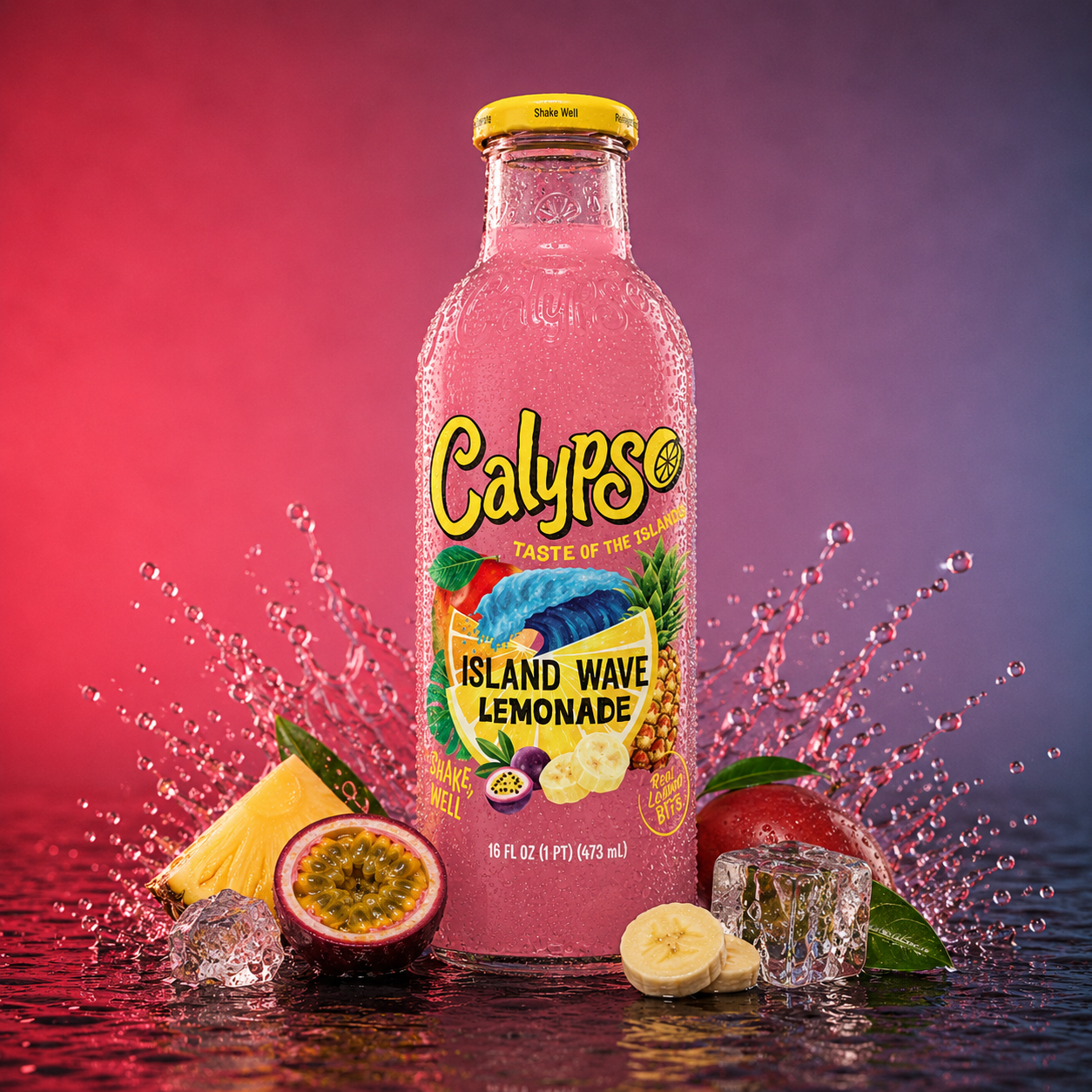 Calypso Island Wave Lemonade (473ml)