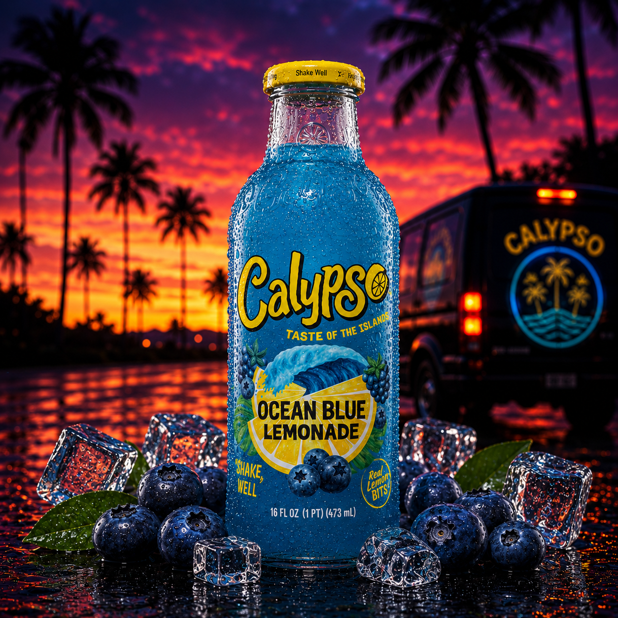 Calypso Ocean Blue Lemonade (473ml)