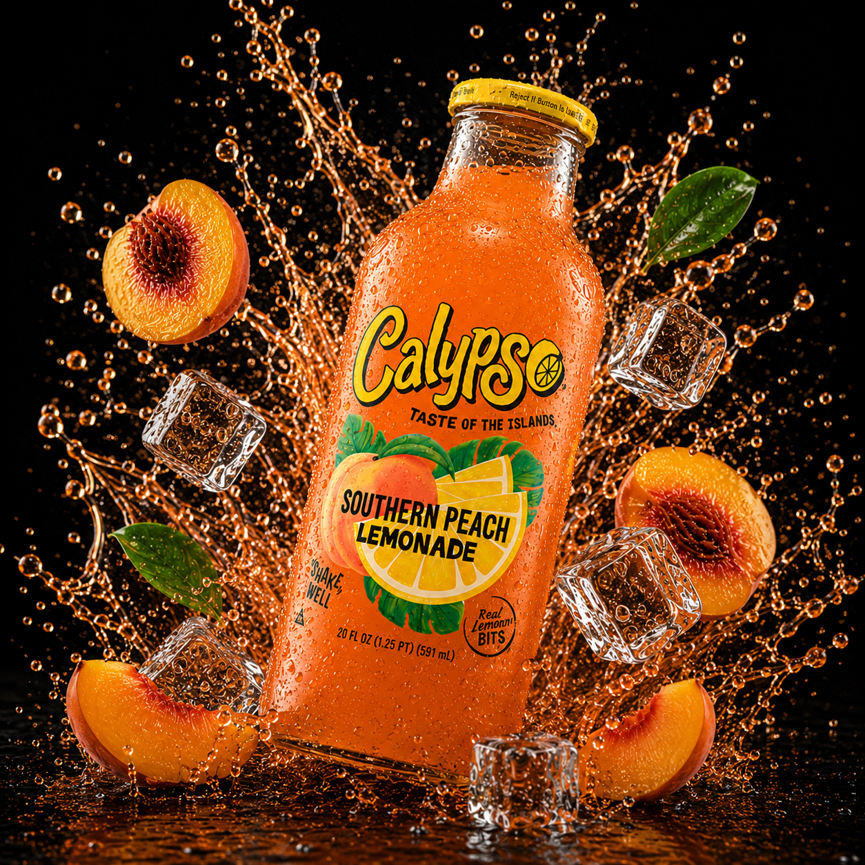 Calypso Southern Peach Lemonade (473ml)