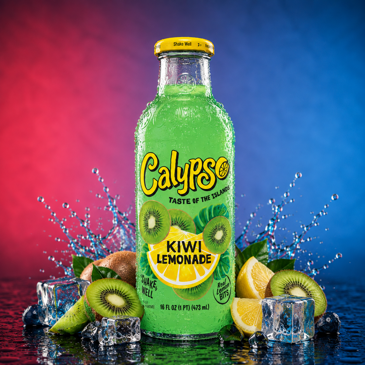 Calypso Kiwi Lemonade (473ml)