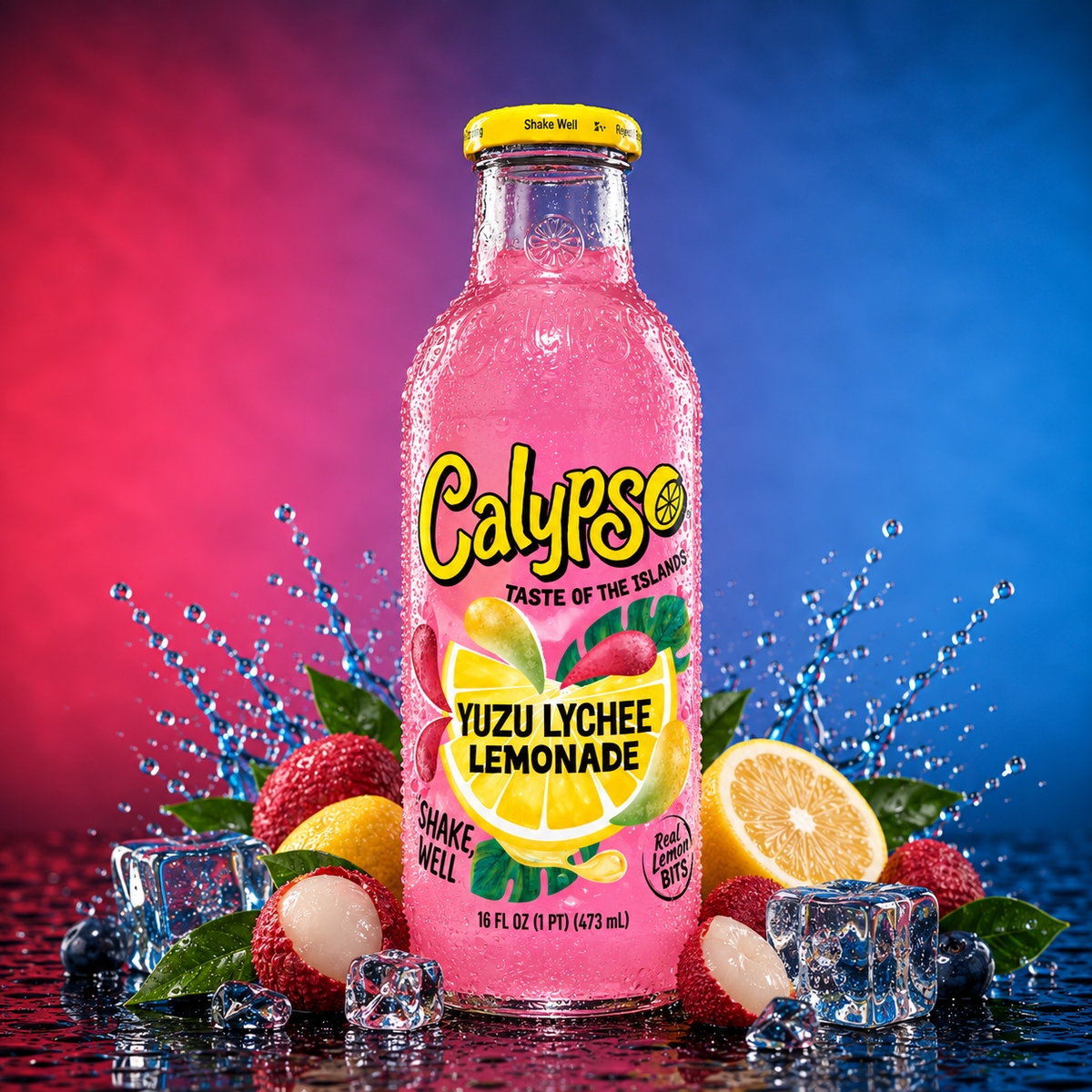 Calypso Yuzu Lychee Lemonade (473ml)