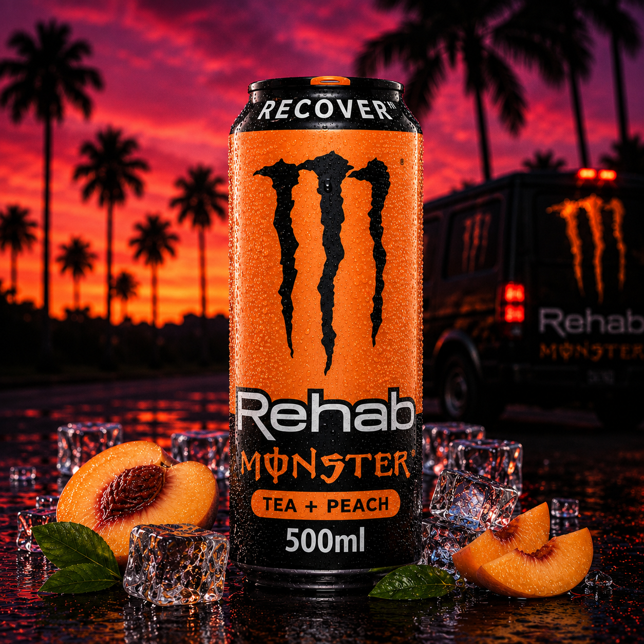 Monster Energy Rehab Tea + Peach (500ml)