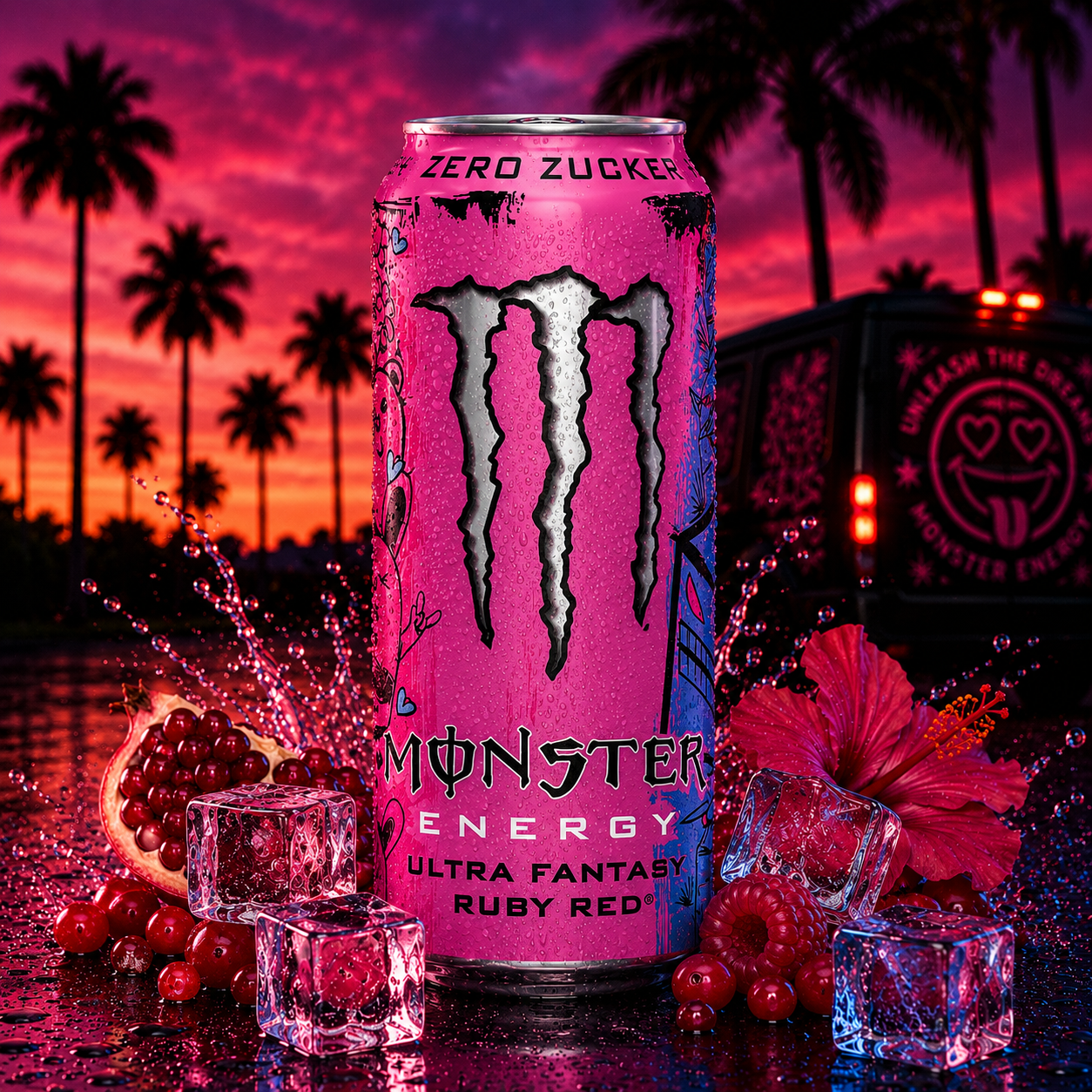 Monster Energy Ultra Fantasy Ruby Red (500ml)