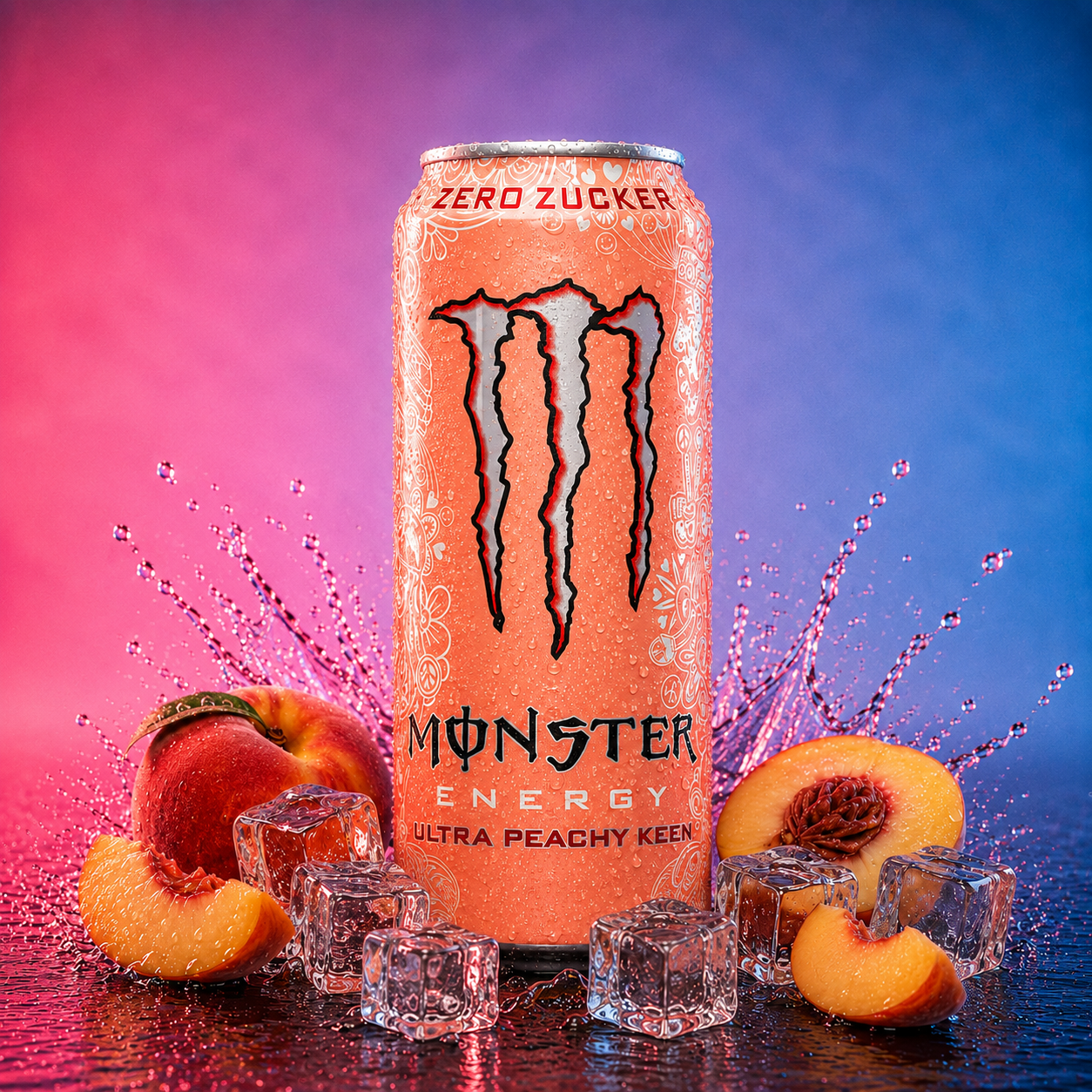 Monster Energy Ultra Peachy Keen (500ml)