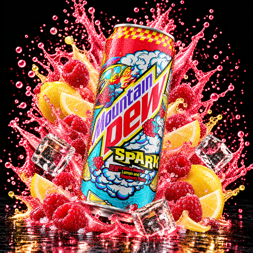 Mountain Dew Spark Raspberry Lemonade (330ml)