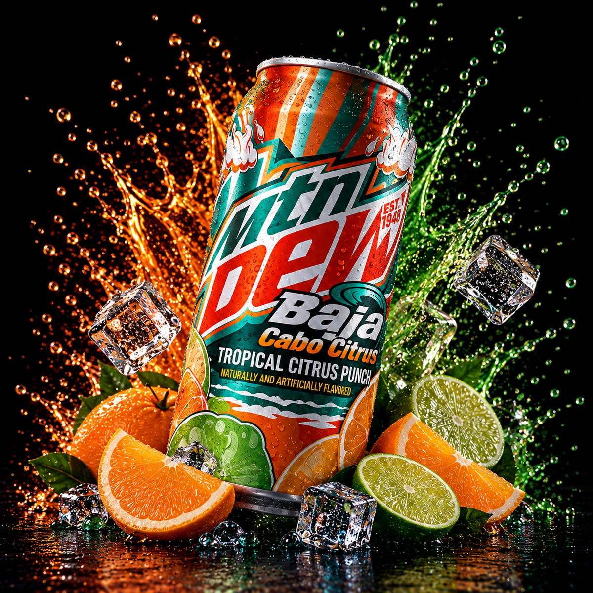 Mountain Dew Baja Cabo Citrus (355ml)