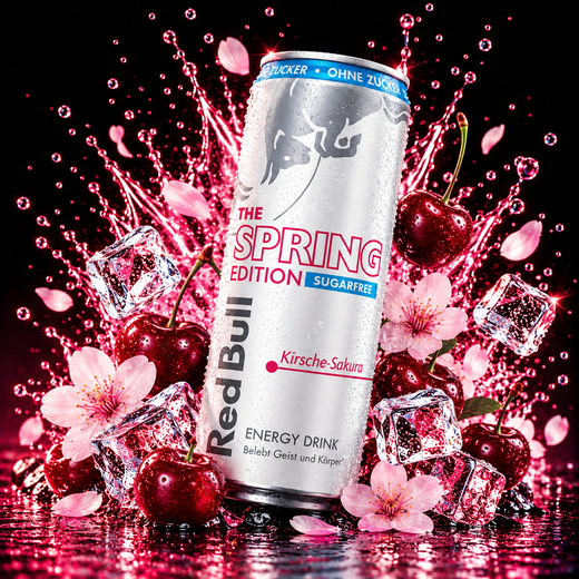 Red Bull Energy Spring Edition Kirsche Sakura Sugarfree (250ml)