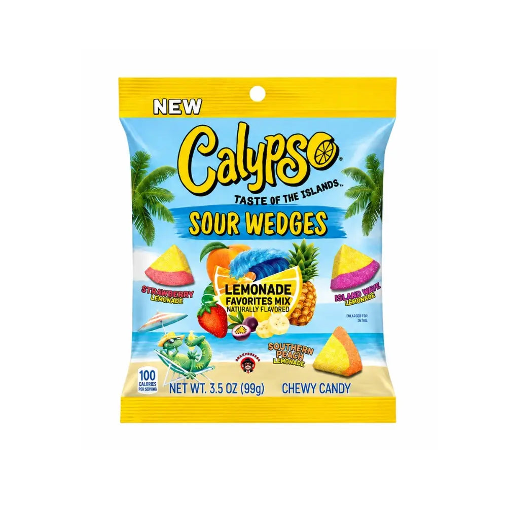 Calypso Sour Wedges - Lemonade Favorites Mix (99g)
