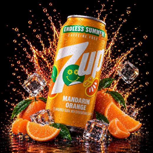 7Up Mandarin Orange Soda (355ml)