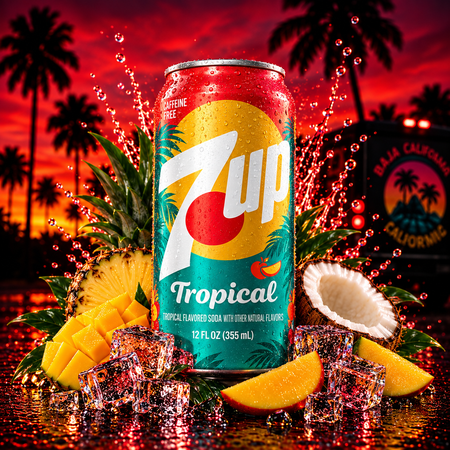 7Up Tropical (355ml)