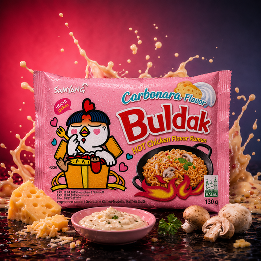 Samyang Buldak Hot Chicken Flavor Ramen Carbonara (130G)
