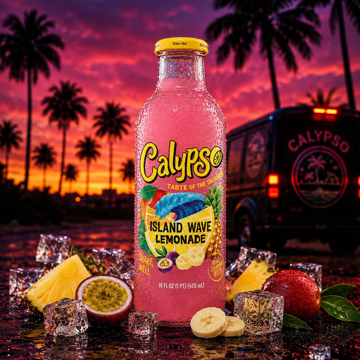 Calypso Island Wave Lemonade (473ml)