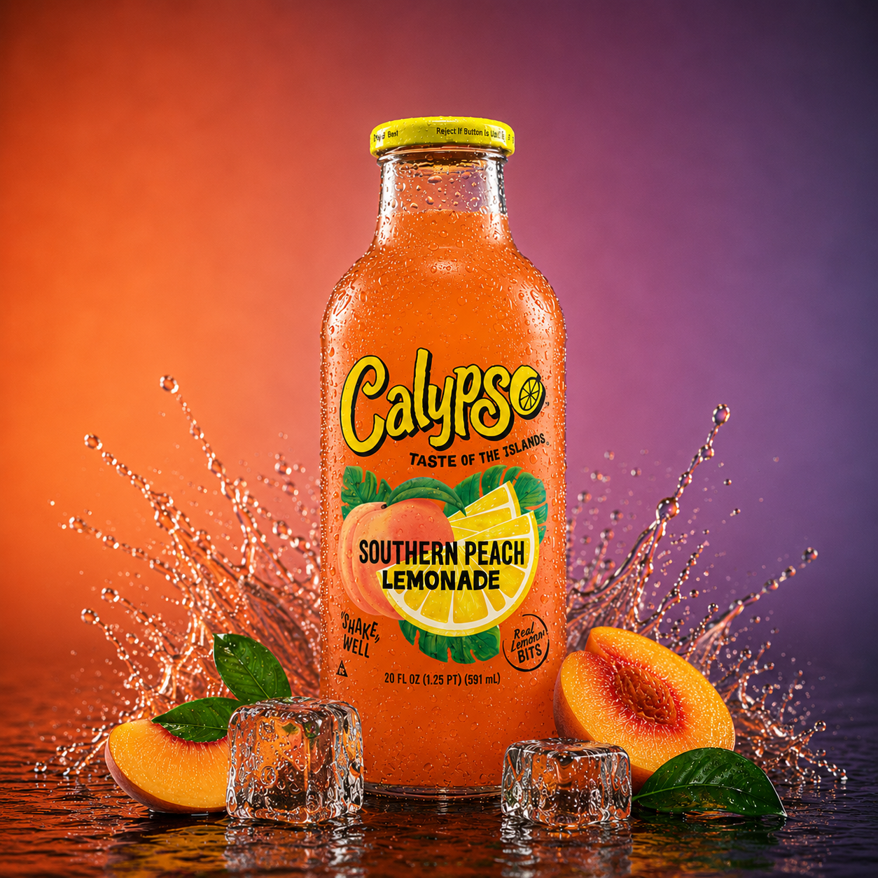 Calypso Southern Peach Lemonade (473ml)