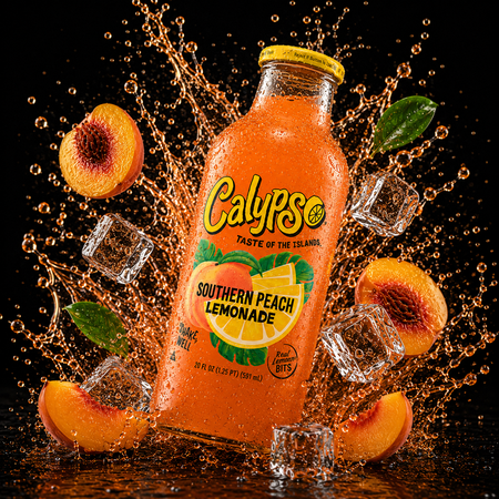 Calypso Southern Peach Lemonade (473ml)