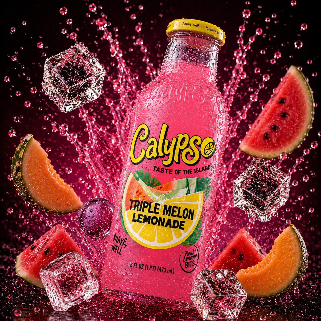 Calypso Triple Melon Lemonade (473ml)