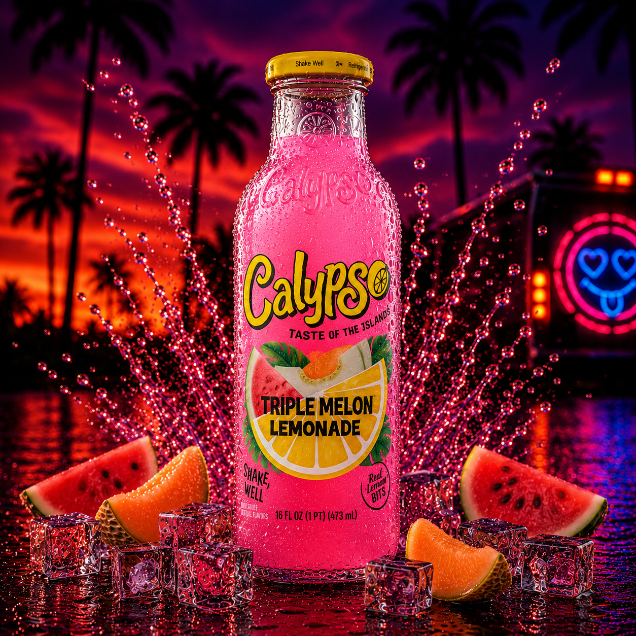 Calypso Triple Melon Lemonade (473ml)