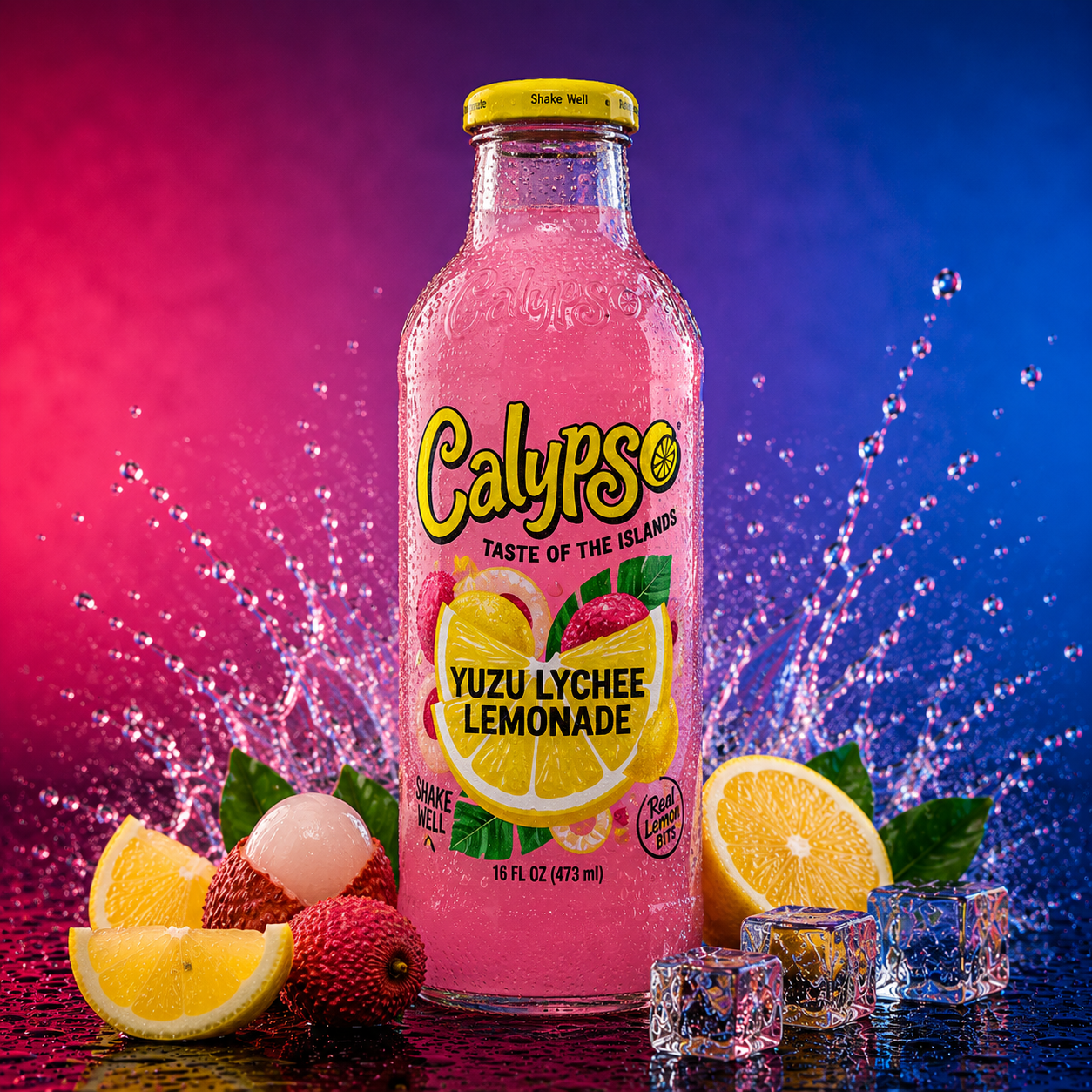 Calypso Yuzu Lychee Lemonade (473ml)