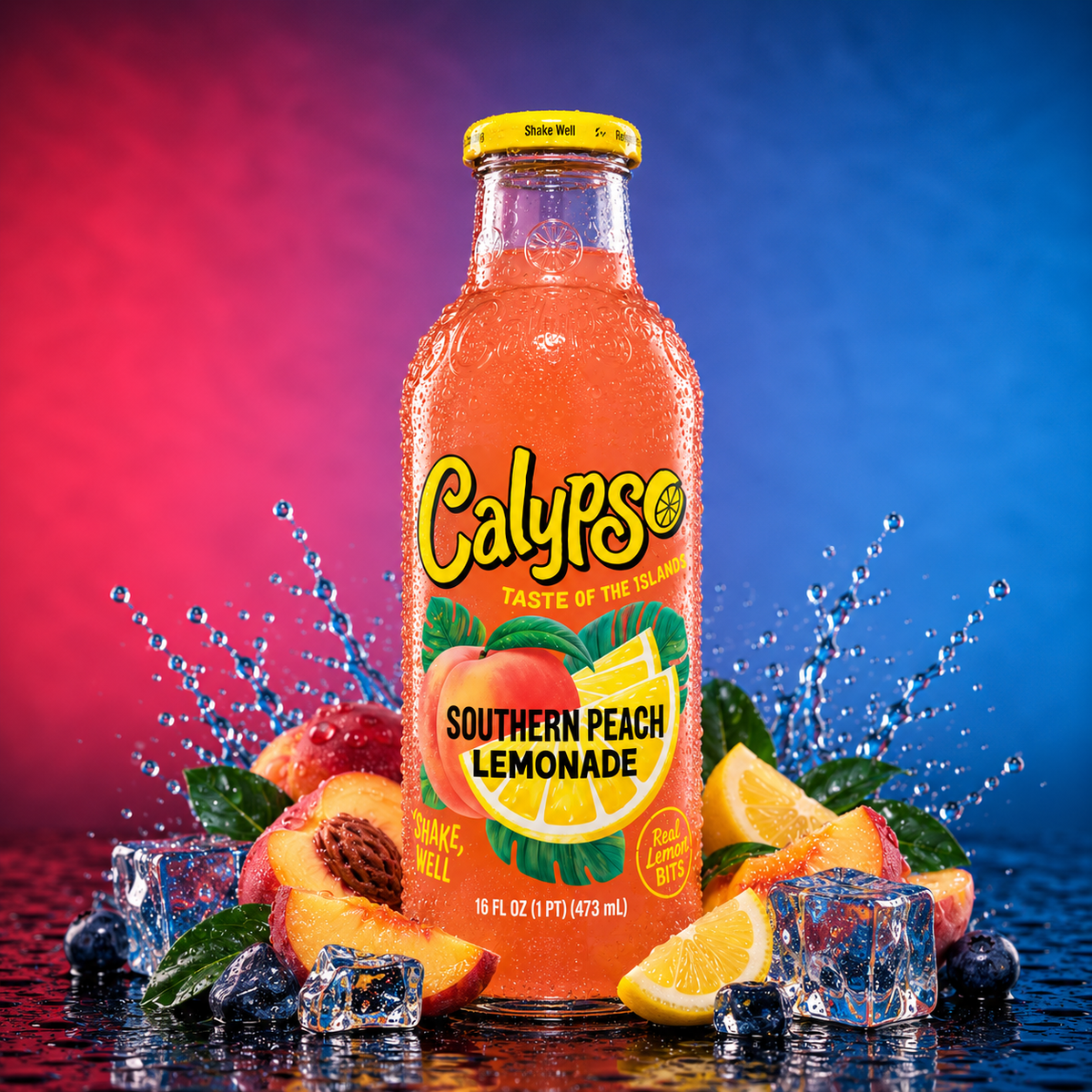 Calypso Southern Peach Lemonade (473ml)