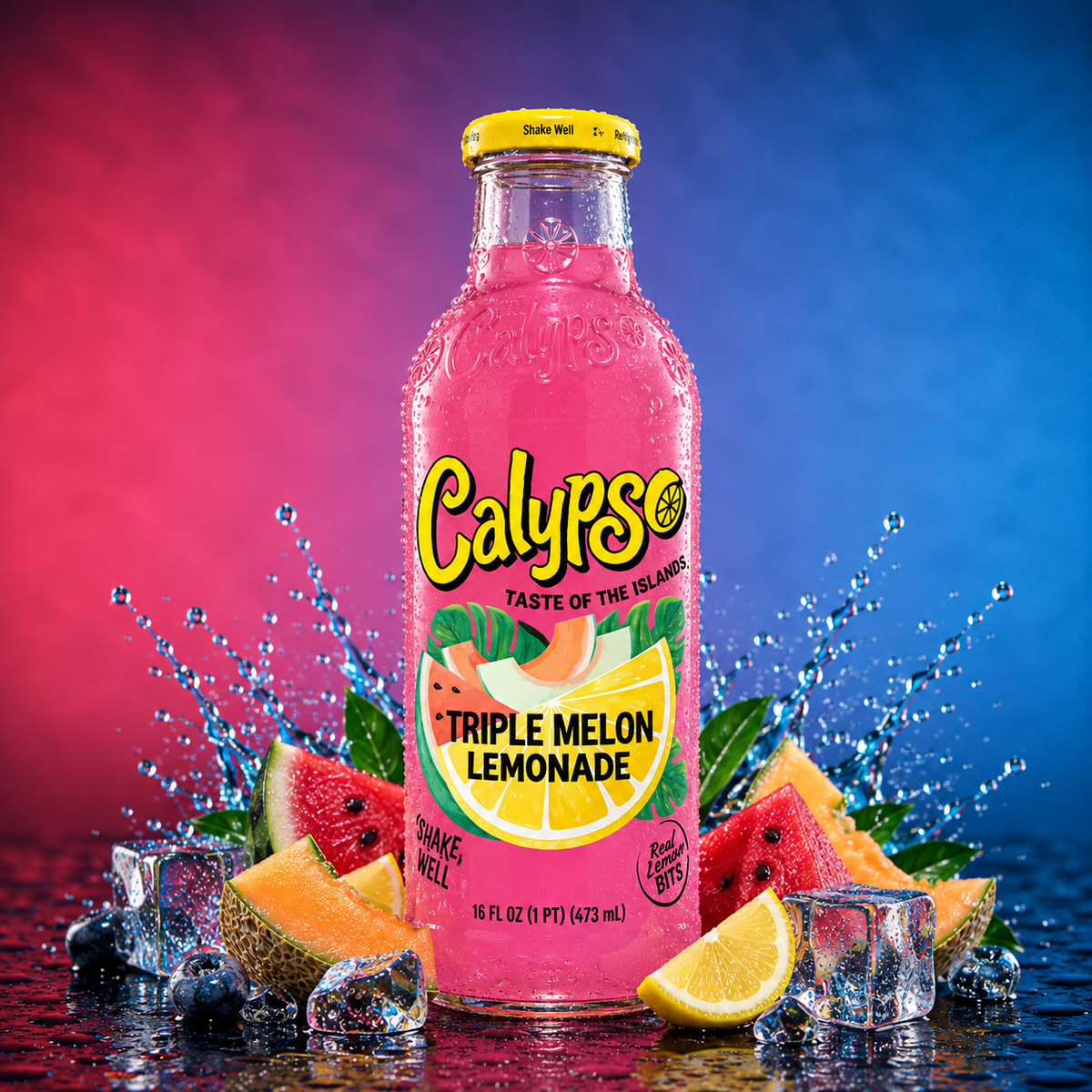 Calypso Triple Melon Lemonade (473ml)