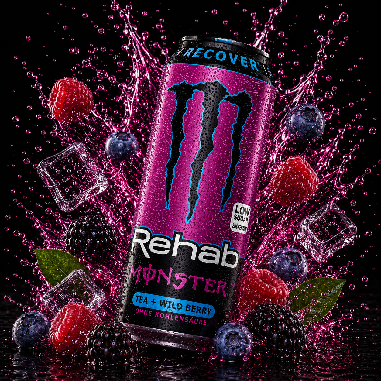 Monster Energy Rehab Tea + Wild Berry (500ml)