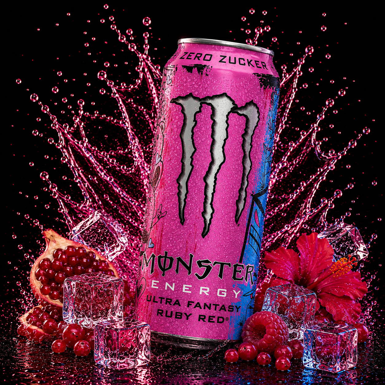Monster Energy Ultra Fantasy Ruby Red (500ml)