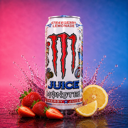 Monster Energy Juice Strawberry Lemonade (473ml)