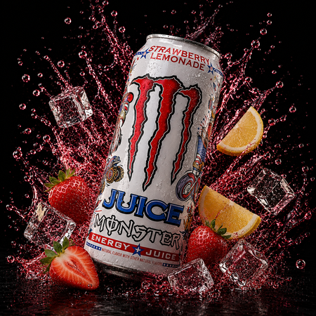 Monster Energy Juice Strawberry Lemonade (473ml)