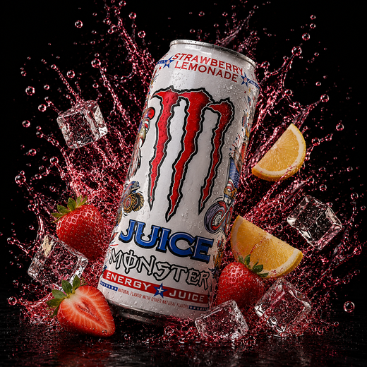Monster Energy Juice Strawberry Lemonade (473ml)