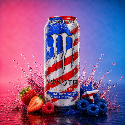 Monster Energy Ultra Red White Blue Razz (473ml)