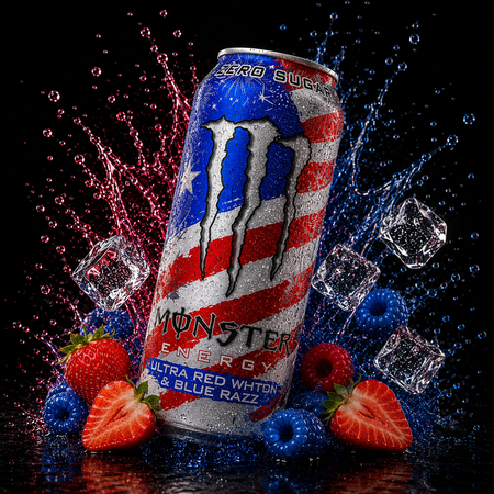 Monster Energy Ultra Red White Blue Razz (473ml)