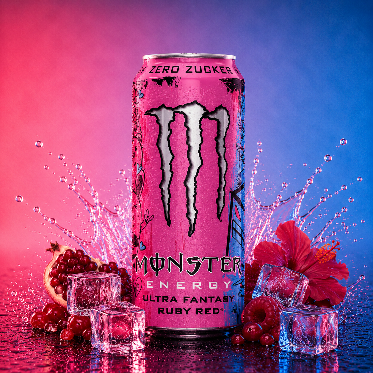 Monster Energy Ultra Fantasy Ruby Red (500ml)