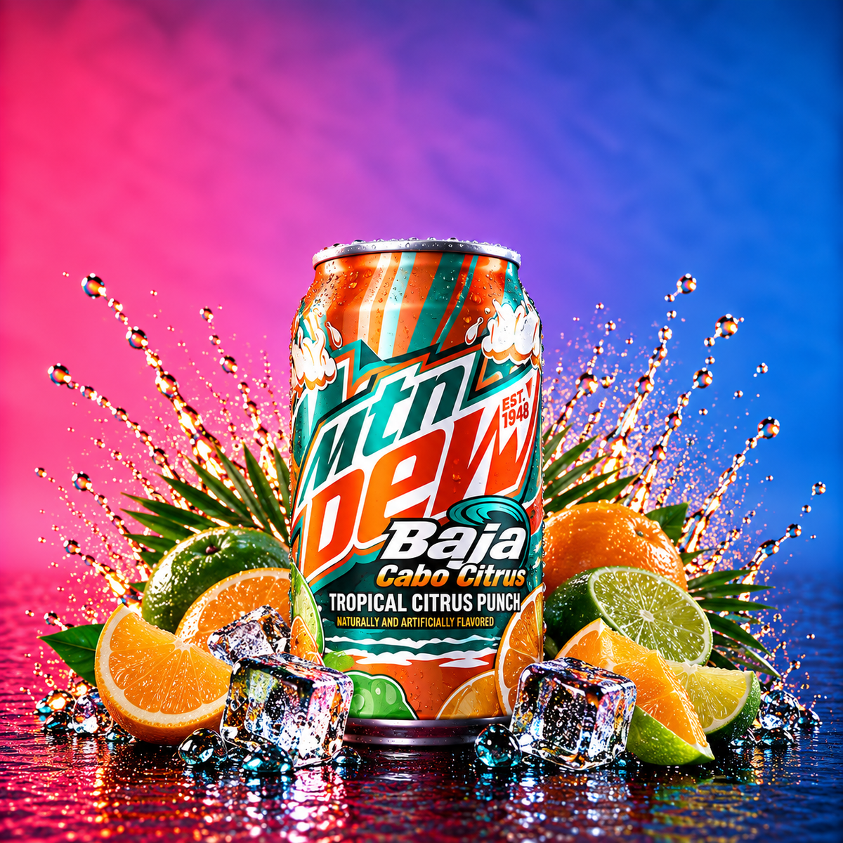 Mountain Dew Baja Cabo Citrus (355ml)