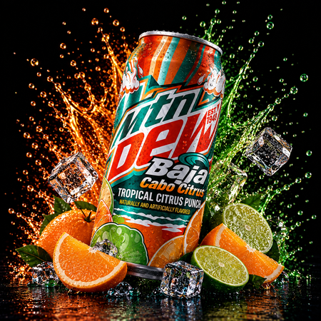 Mountain Dew Baja Cabo Citrus (355ml)