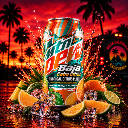 Mountain Dew Baja Cabo Citrus (355ml)