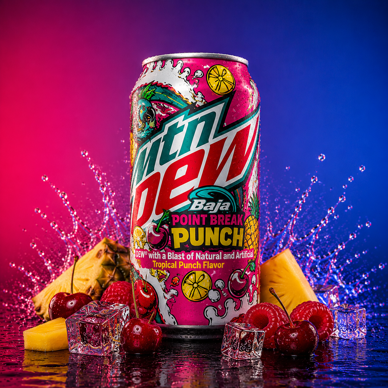 Mountain Dew Baja Point Break Punch (355ml)