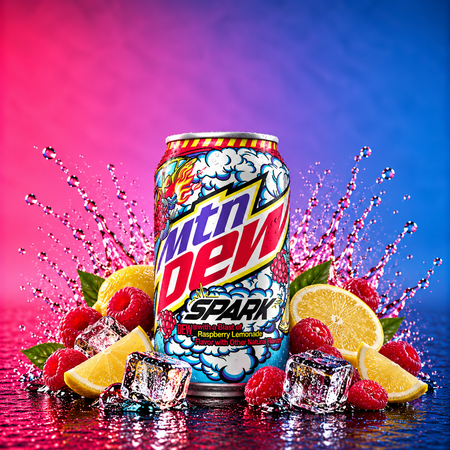 Mountain Dew Spark Raspberry Lemonade (355ml)