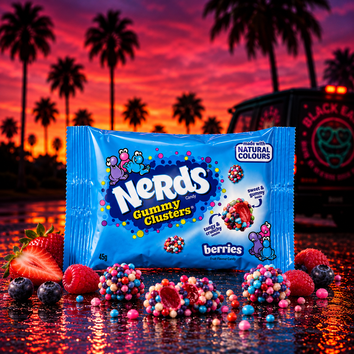 Nerds Gummy Clusters Berries (45g)