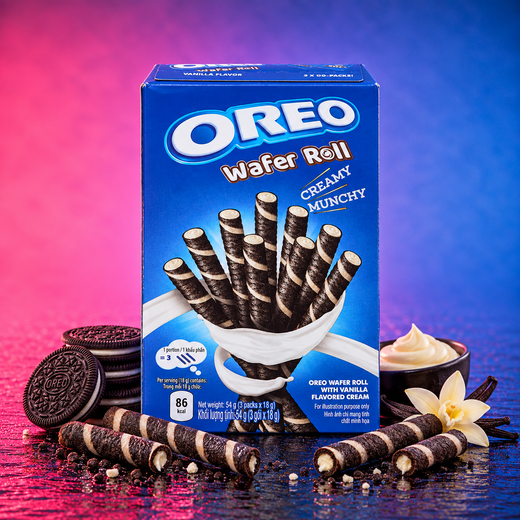 Oreo Wafer Roll Vanilla (54g)