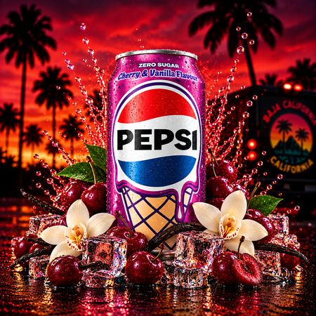 Pepsi Cherry & Vanilla Zero (330ml)