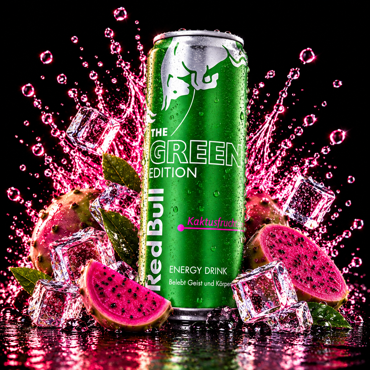 Red Bull Energy Green Edition Kaktusfrucht (250ml)