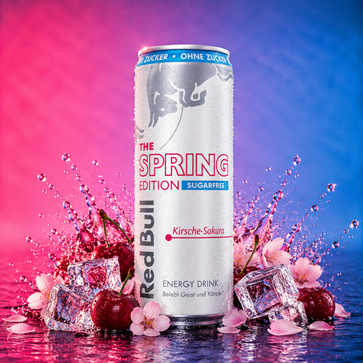 Red Bull Energy Spring Edition Kirsche Sakura Sugarfree (250ml)