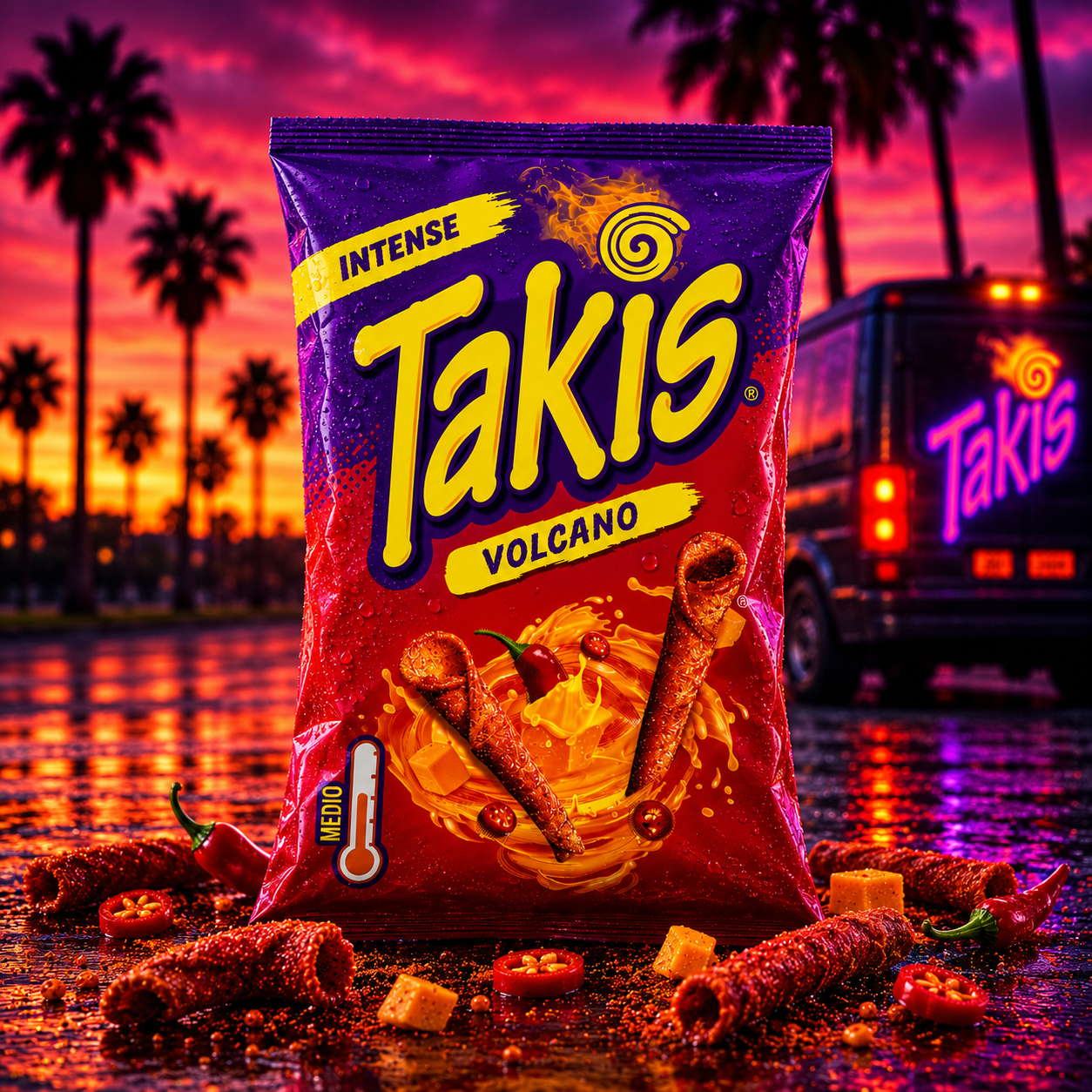 Takis Queso Volcano (100g)