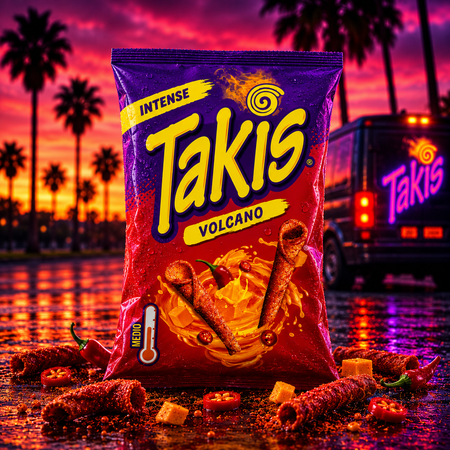 Takis Queso Volcano (100g)