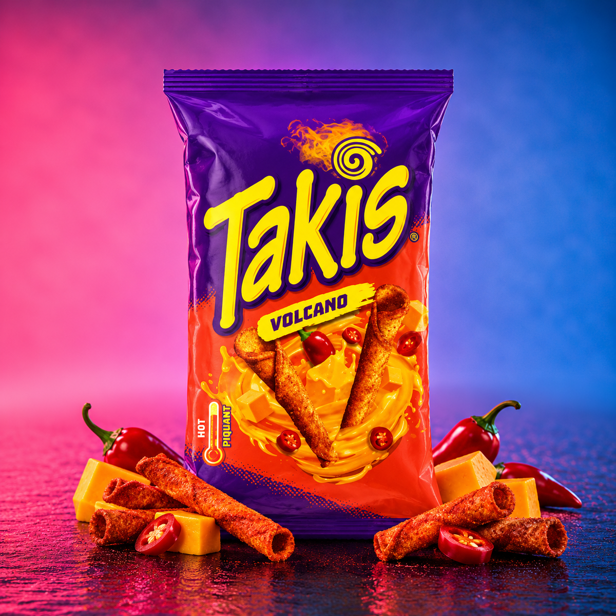 Takis Queso Volcano (100g)