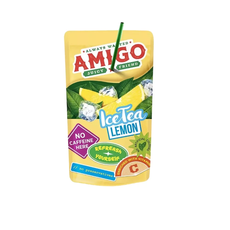 AMIGO ICE TEA LEMON (200ML) - Snackville