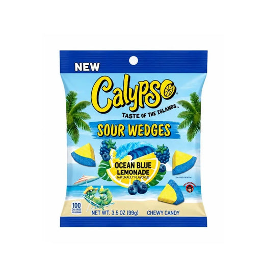 Calypso Sour Wedges - Ocean Blue Lemonade (99g)