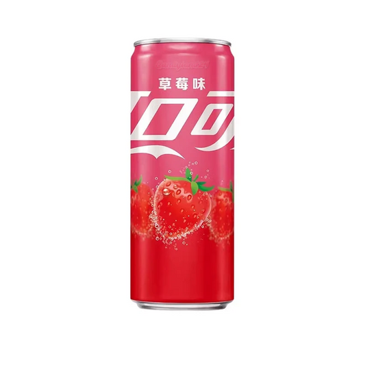 COCA COLA STRAWBERRY CHINA (330ML) - Snackville