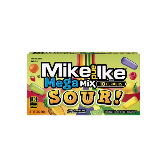 MIKE AND IKE MEGA MIX SOUR (141G) - Snackville