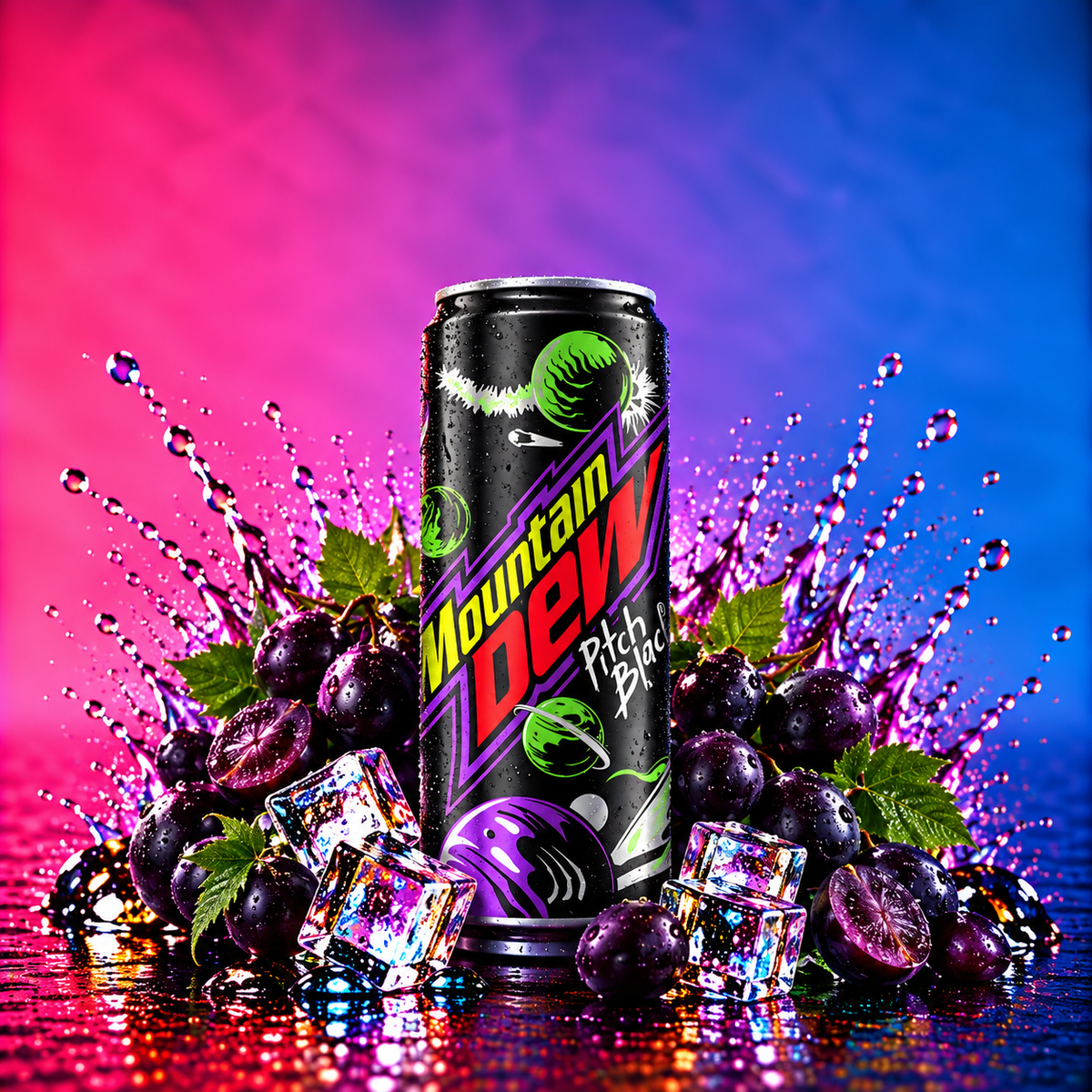 Mountain Dew Pitch Black (330ml)